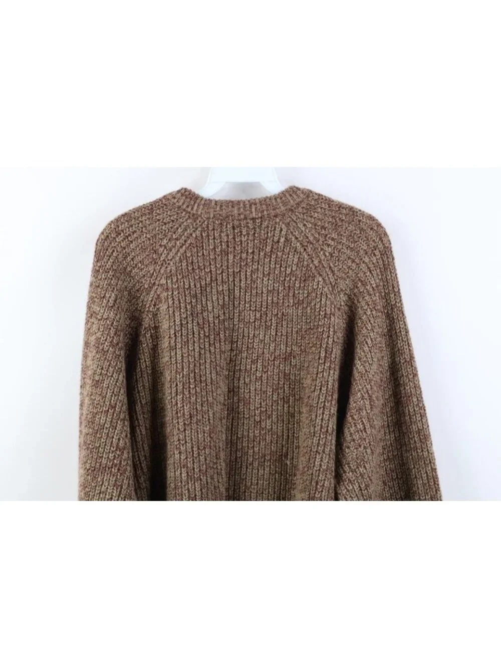 Vintage 90s Streetwear Mens Size XL Blank Chunky Ribbed Knit Crewneck Sweater